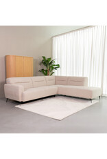 Damn LABEL51 Hoekbank Bolzano - Naturel - Royal Boucle - Rechts Voorstaand