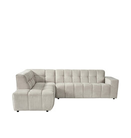 Damn LABEL51 Hoekbank Valentino - Naturel - Cosmo - Links Voorstaand