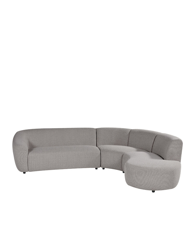 Damn LABEL51 Hoekbank Florence - Mushroom - Royal Boucle - Rechts Voorstaand