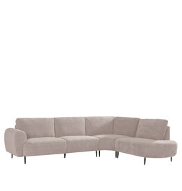 Damn LABEL51 Hoekbank Milano - Clay - Elite - Rechts Voorstaand