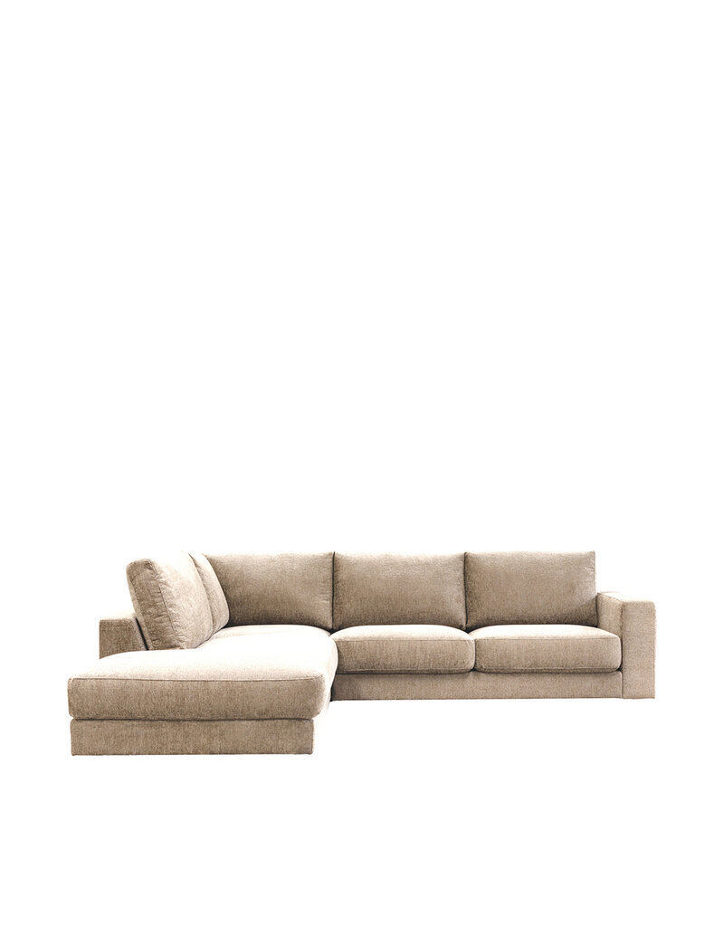 Damn LABEL51 Hoekbank Valero - Naturel - Tresor - Links Voorstaand