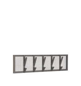 Damn LABEL51 Kapstok Gruff - Burned Steel - Metaal - L