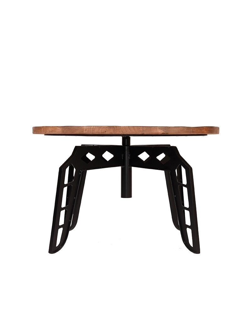 Damn LABEL51 Salontafel Pebble - Rough - Mangohout - 80 cm - Rond