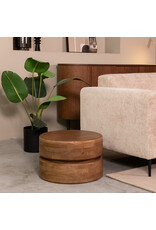 Damn LABEL51 Salontafel Milly - Nature Smooth - Mangohout - 50 cm