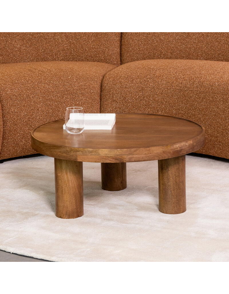 Damn LABEL51 Salontafel Elly - Nature Smooth - Mangohout - 70 cm