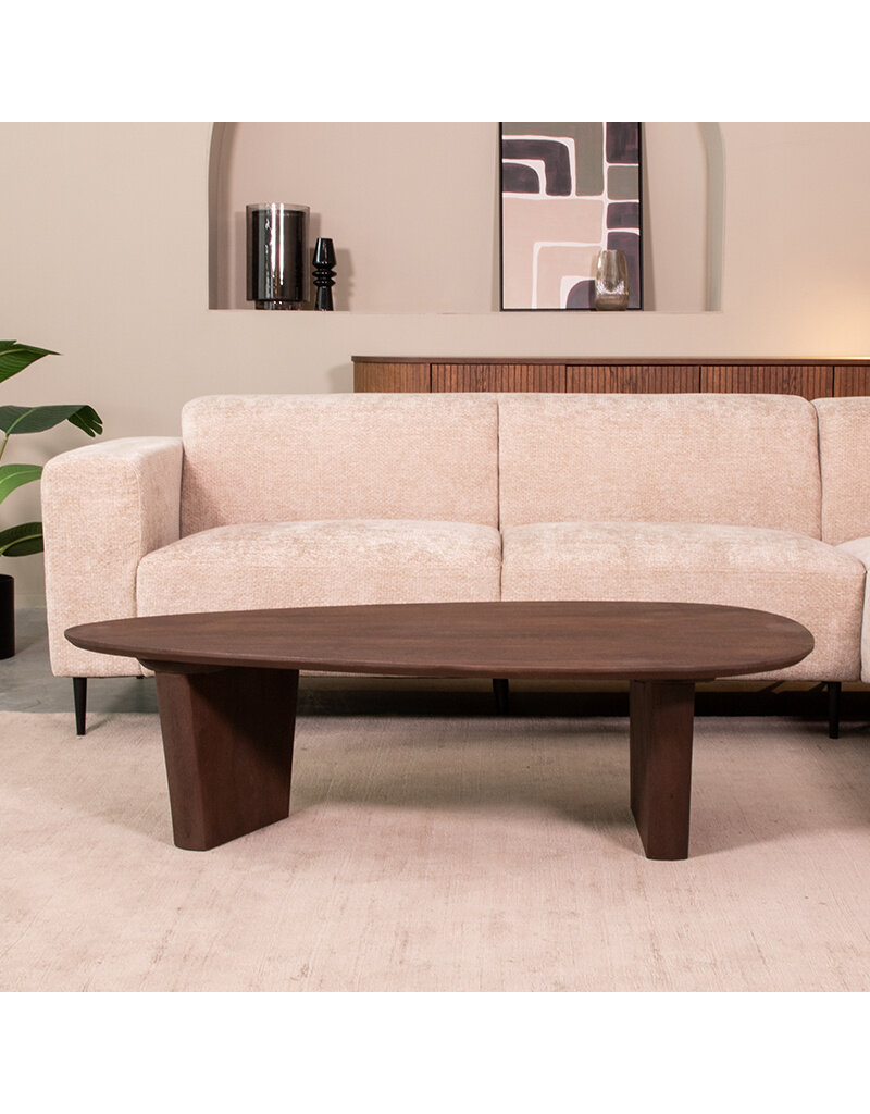 Damn LABEL51 Salontafel Wow - Espresso - Mangohout - 135 cm