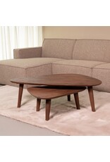 Damn LABEL51 Salontafel Gregg - Espresso - Mangohout - 110 cm
