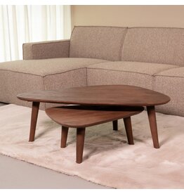 Damn LABEL51 Salontafel Gregg - Espresso - Mangohout - 110 cm