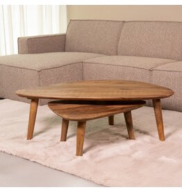 Damn LABEL51 Salontafel Gregg - Nature Smooth - Mangohout - 110 cm