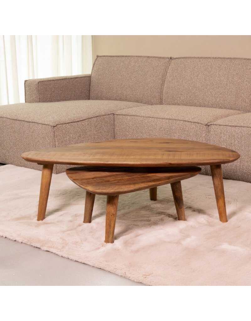 Damn LABEL51 Salontafel Gregg - Nature Smooth - Mangohout - 110 cm