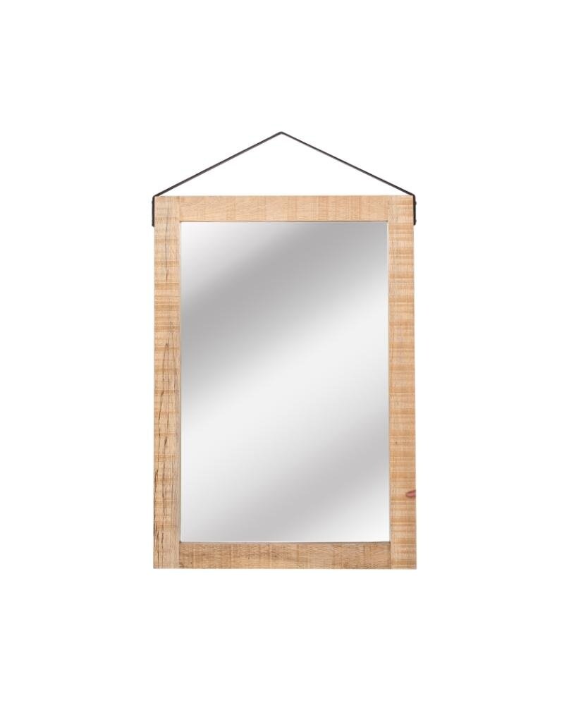 Damn LABEL51 Spiegel - Naturel - Mangohout - 70x100 cm