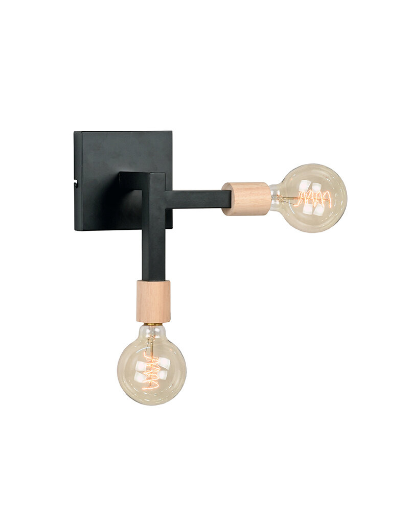 Damn LABEL51 Wandlamp Loco - Zwart - Metaal - SALE