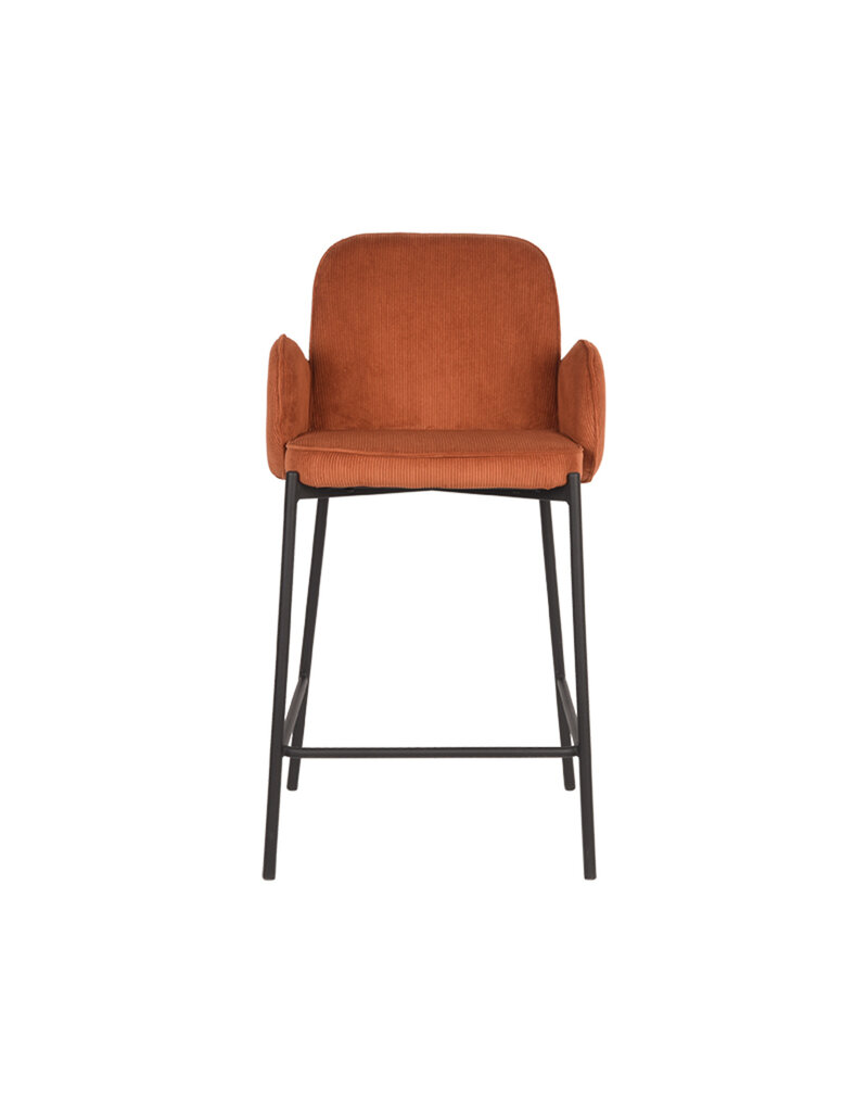 Damn LABEL51 Barkruk Jari - Rust - Ribcord - Laag