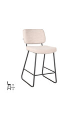 Damn LABEL51 Barkruk Noah - Naturel - Boucle - Laag