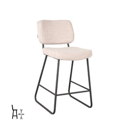 Damn LABEL51 Barkruk Noah - Naturel - Boucle - Laag