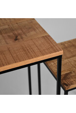 Damn LABEL51 Bijzettafel Vintage - Rough - Mangohout - One Size