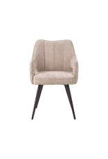 Damn LABEL51 Eetkamerstoel Stan - Clay - Elite - Brons Metalen Frame