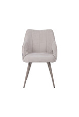 Damn LABEL51 Eetkamerstoel Stan - Naturel - Elite - Taupe Metalen Frame