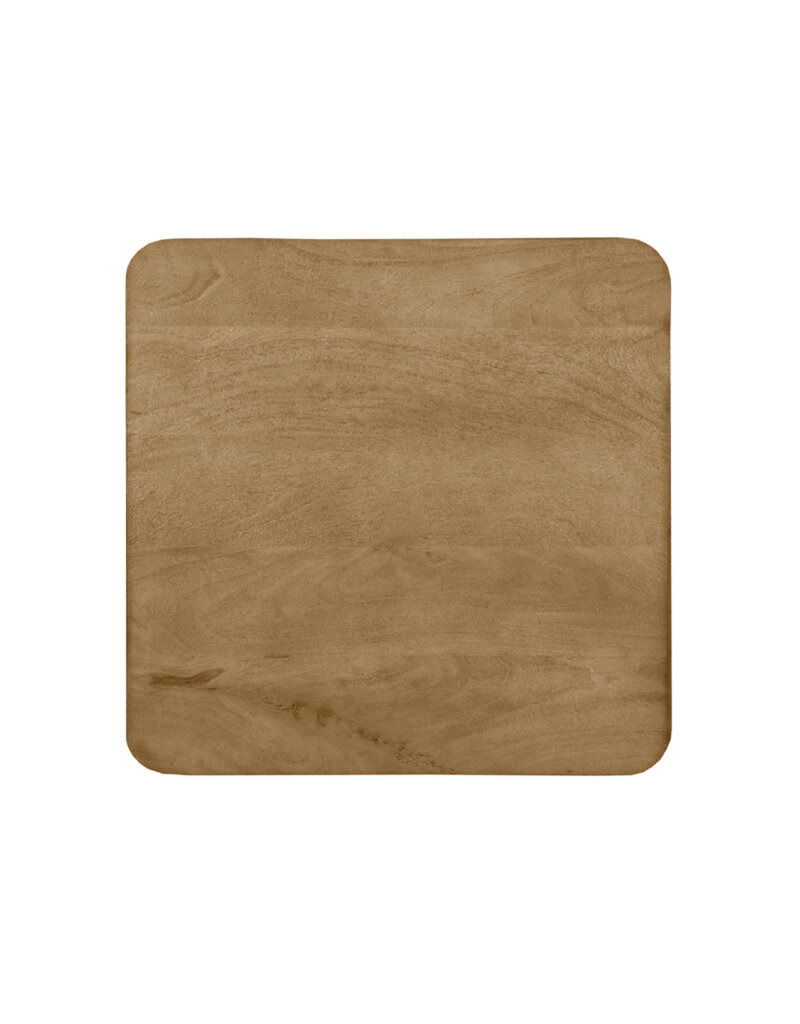 Damn LABEL51 Eetkamerstoel Tafelblad Sloppy Edge - Naturel - Mangohout - 70 cm Sloppy
