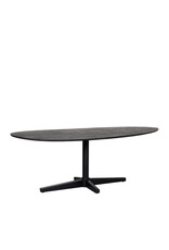 Damn LABEL51 Eetkamertafel Rosie - Zwart - Mangohout - 260cm