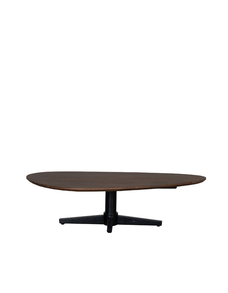 Damn LABEL51 Eetkamertafel Rosie - Espresso - Mangohout - 140 cm