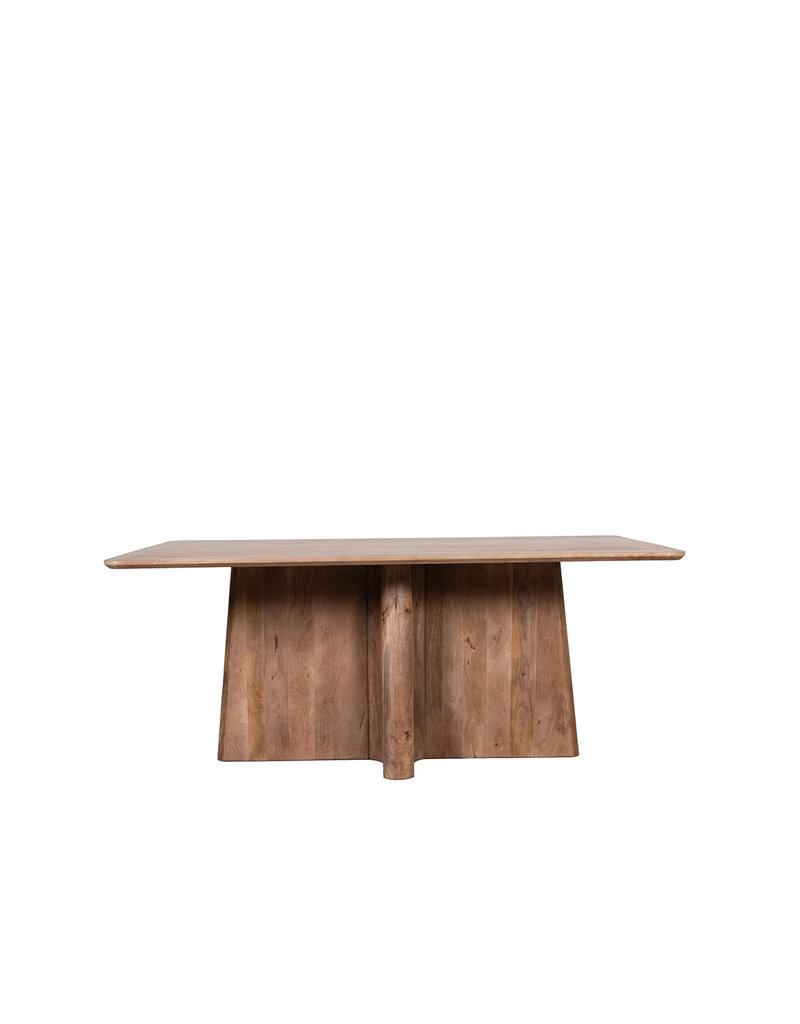 Damn LABEL51 Eetkamertafel Scott - Nature Smooth - Mangohout - 200 cm
