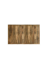 Damn LABEL51 Eetkamertafel Tafelblad Straight Edge - Naturel - Mangohout - 120 cm Straight