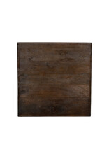 Damn LABEL51 Eetkamertafel Tafelblad Straight Edge - Espresso - Mangohout - 70 cm Straight