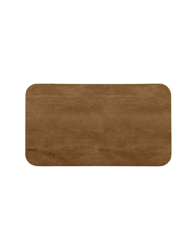 Damn LABEL51 Eetkamertafel Tafelblad Sloppy Edge - Nature Smooth - Mangohout - 120 cm Sloppy