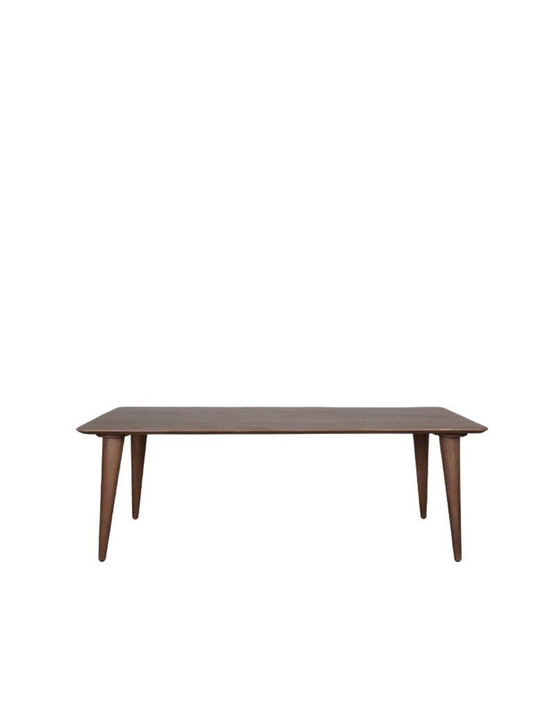 Damn LABEL51 Eetkamertafel Fly - Espresso - Mangohout - 220 cm