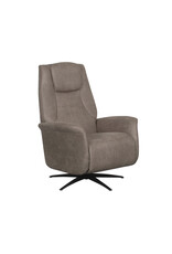 Damn LABEL51 Fauteuil Stockholm - Taupe - Micro Suede - 1-Motorig