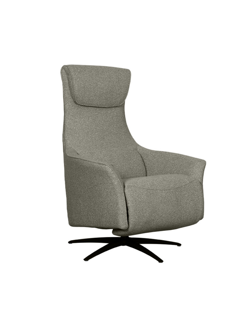 Damn LABEL51 Fauteuil Lund - Mushroom - Royal Boucle - 2-Motorig - Met Massagefunctie