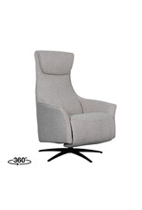 Damn LABEL51 Fauteuil Lund - Naturel - Royal Boucle - 2-Motorig - Met Massagefunctie