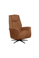Damn LABEL51 Fauteuil Stockholm - Cognac - Micro Suede - 1-Motorig