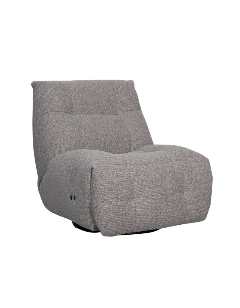 Damn LABEL51 Fauteuil Relax and Recharge - Mushroom - Royal Boucle - Met Accu