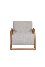 Damn LABEL51 Fauteuil Viggo - Naturel - Royal Boucle - Naturel Houten Frame