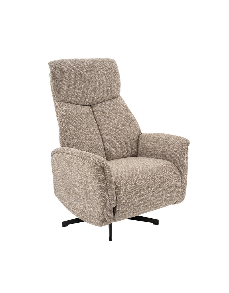 Damn LABEL51 Fauteuil Helsinki - Mushroom - Royal Boucle - Manueel Verstelbaar