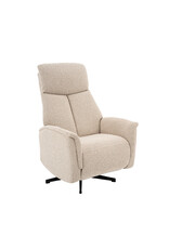 Damn LABEL51 Fauteuil Helsinki - Naturel - Royal Boucle - Manueel Verstelbaar