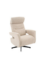 Damn LABEL51 Fauteuil Copenhagen - Naturel - Royal Boucle - Manueel Verstelbaar