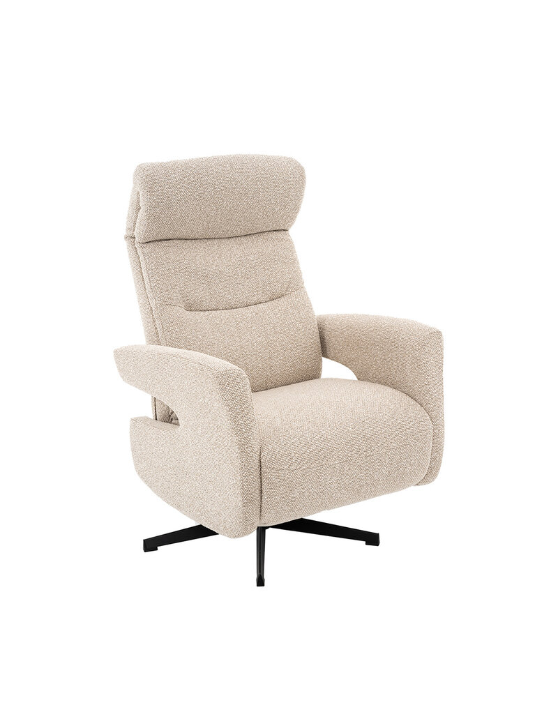 Damn LABEL51 Fauteuil Copenhagen - Naturel - Royal Boucle - Manueel Verstelbaar