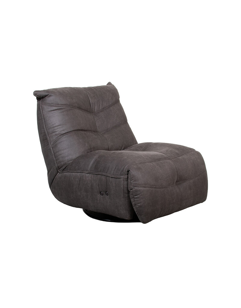 Damn LABEL51 Fauteuil Powernap Station - Antraciet - Micro Suede - One Size