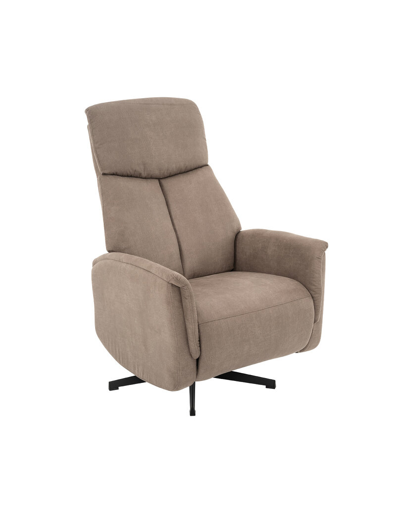 Damn LABEL51 Fauteuil Aarhus - Taupe - Micro Suede - 2-Motorig