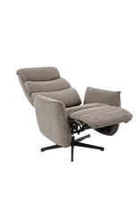 Damn LABEL51 Fauteuil Goteborg - Mushroom - Royal Boucle - 2-Motorig