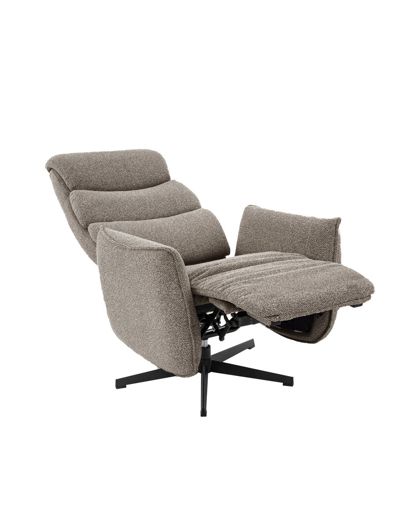 Damn LABEL51 Fauteuil Goteborg - Mushroom - Royal Boucle - 2-Motorig