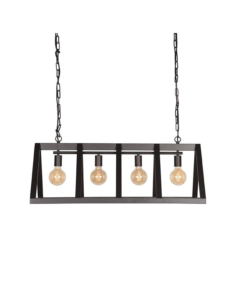 Damn LABEL51 Hanglamp Roof - Zwart - Metaal - SALE