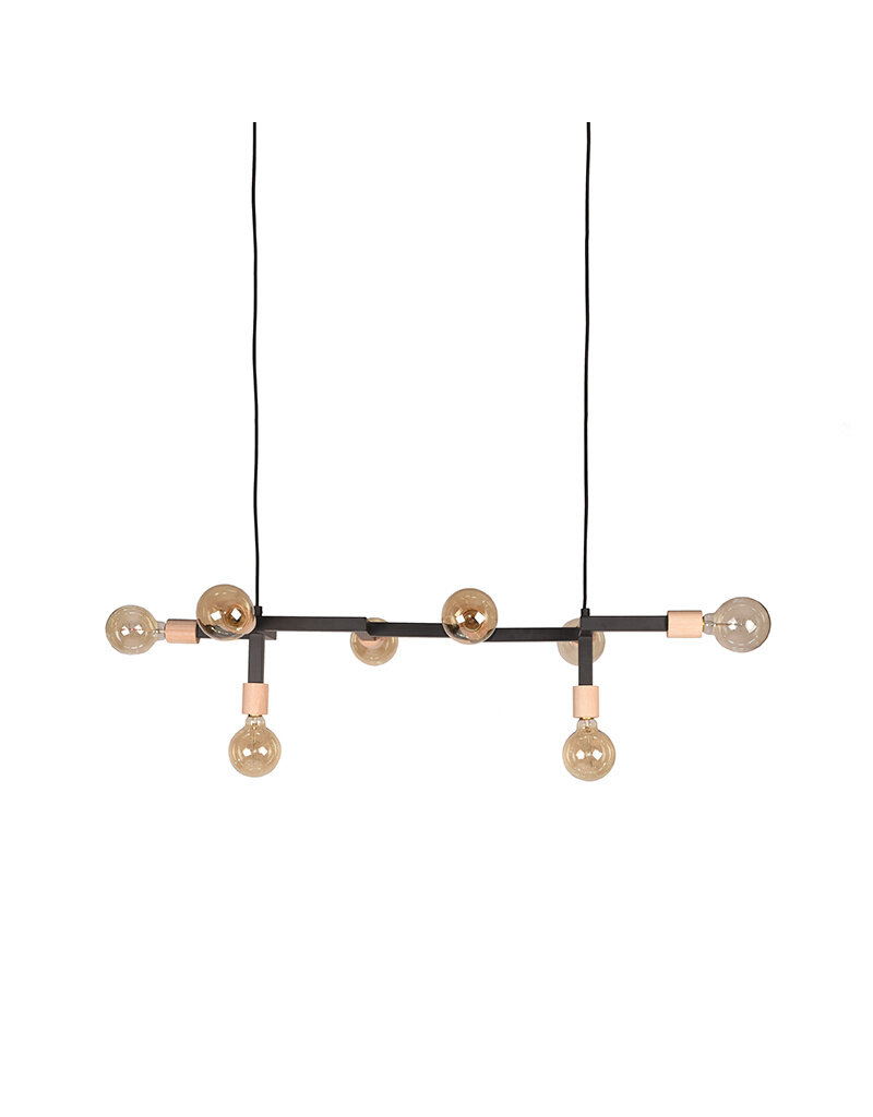 Damn LABEL51 Hanglamp Loco - Zwart - Metaal - SALE