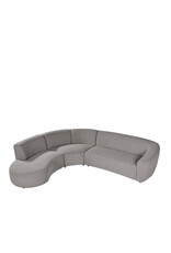 Damn LABEL51 Hoekbank Florence - Mushroom - Royal Boucle - Links Voorstaand