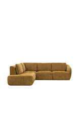 Damn LABEL51 Hoekbank Matteo - Dark Honey - Maloy - Links Voorstaand