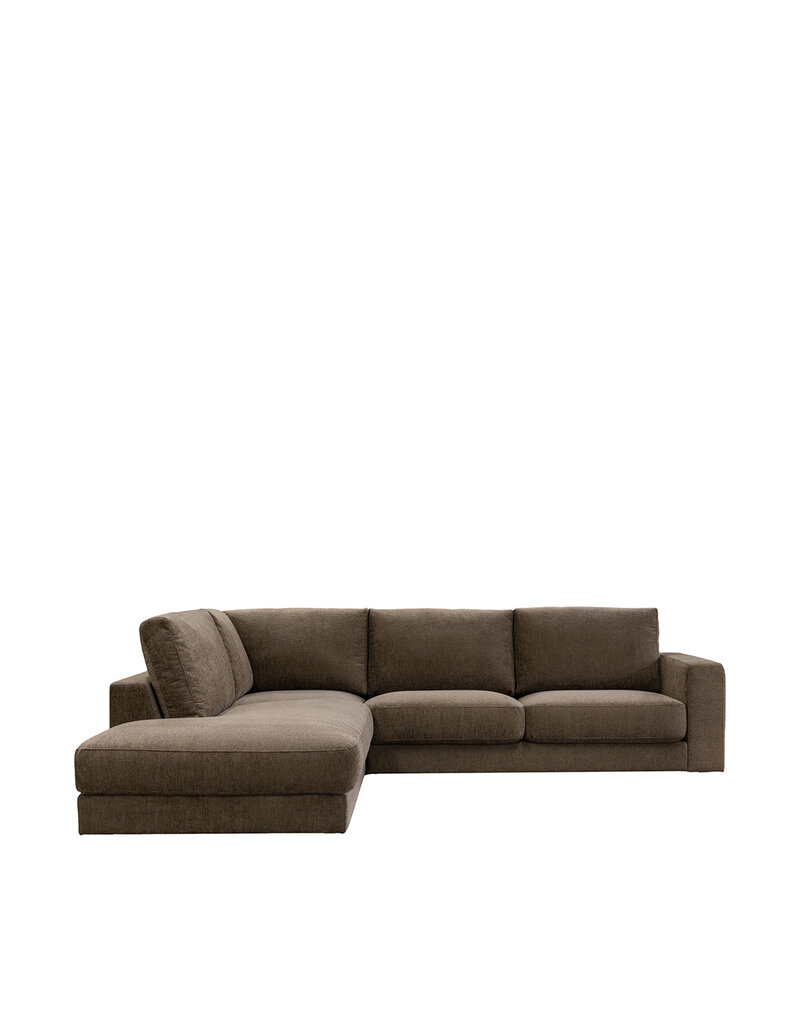Damn LABEL51 Hoekbank Valero - Retro Taupe - Tresor - Links Voorstaand