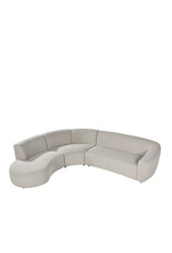 Damn LABEL51 Hoekbank Florence - Naturel - Royal Boucle - Links Voorstaand